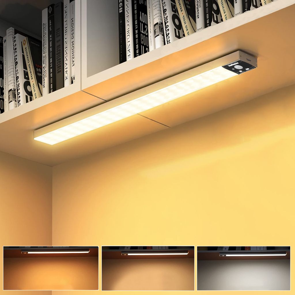 40cm LED Unterbauleuchte 3 Lichtfarbe Aufladbar Lichtleiste Produktbild 1