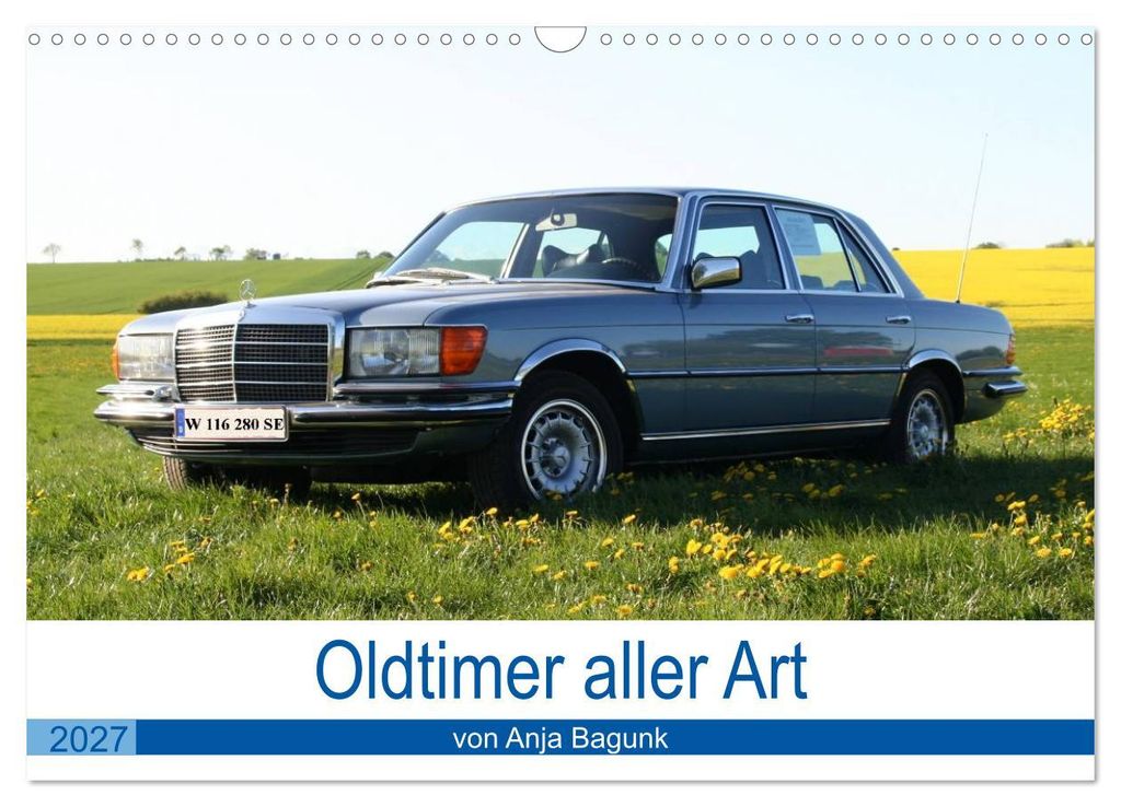 Oldtimer aller Art (Wandkalender 2027 DIN A3 quer), CALVENDO Monatskalender