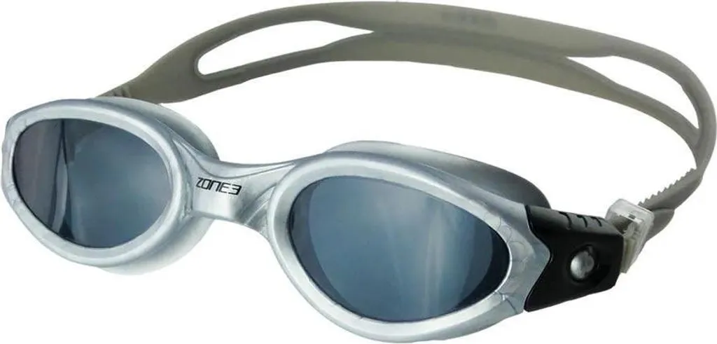 Lunettes de natation Zone3 Apollo Argent avec verres miroirs unisexes