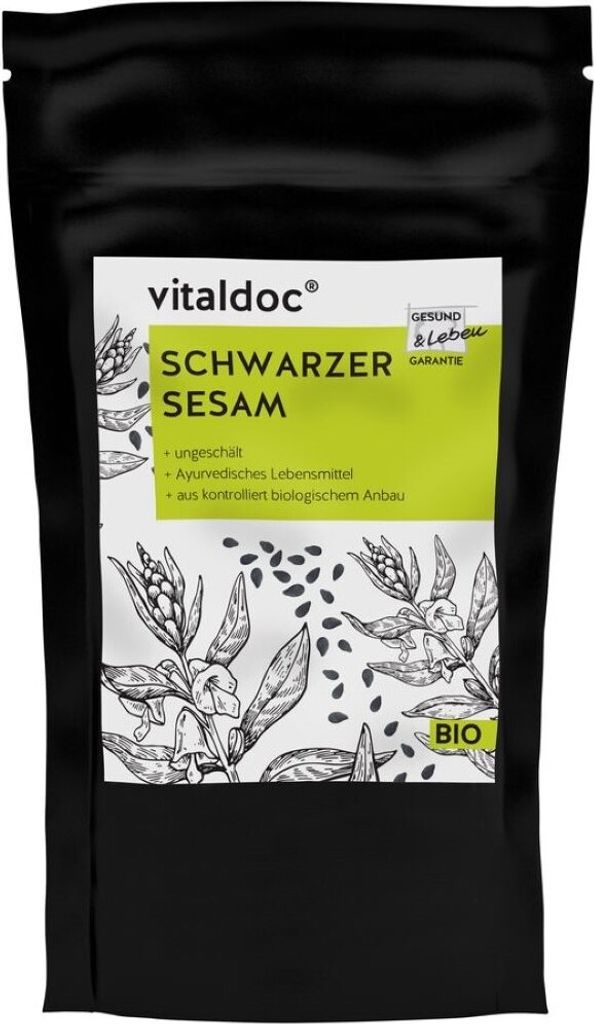 Schwarzer Sesam - ganz 400g Produktbild 