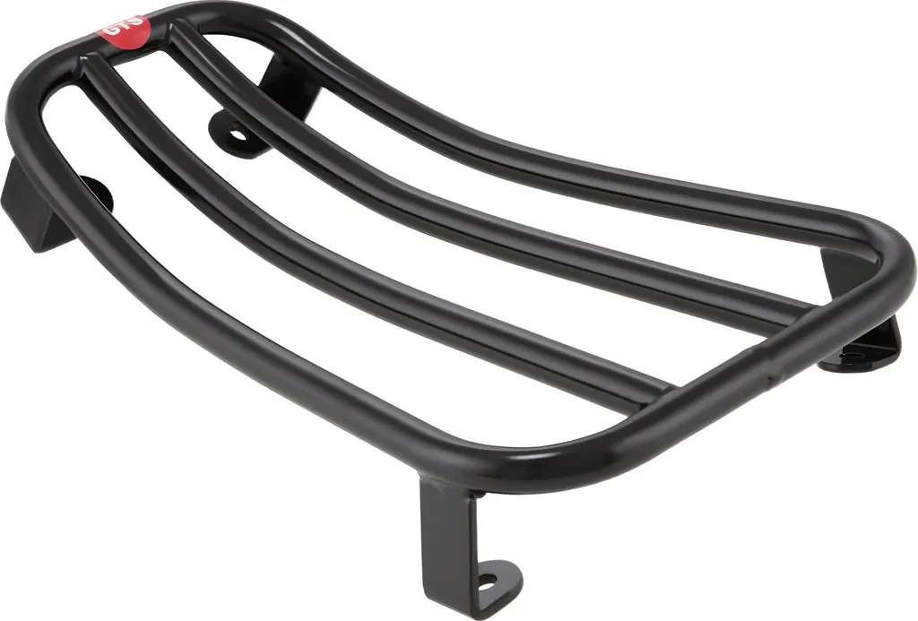 Porte-bagages robuste SIP noir mat pour Vespa GTS et GT L 125-300ccm