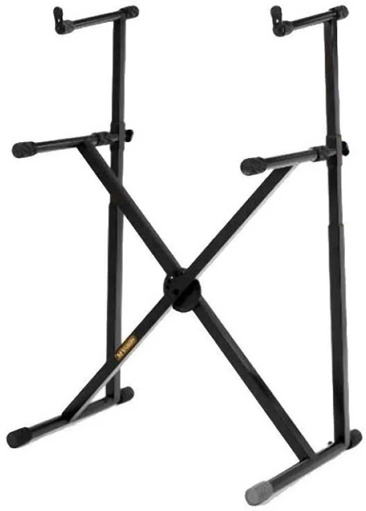 Support Clavier Hercules KS210B Système EZ-LOK et Structure en X Double