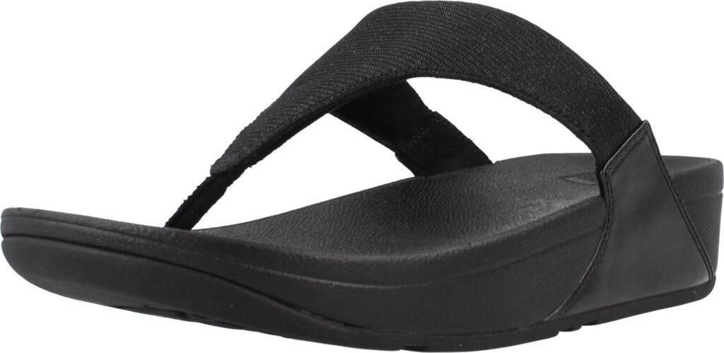 FITFLOP FitFlop Lulu Shimmerlux Toe-Post Sandals SCHWARZ 38 Produktbild 