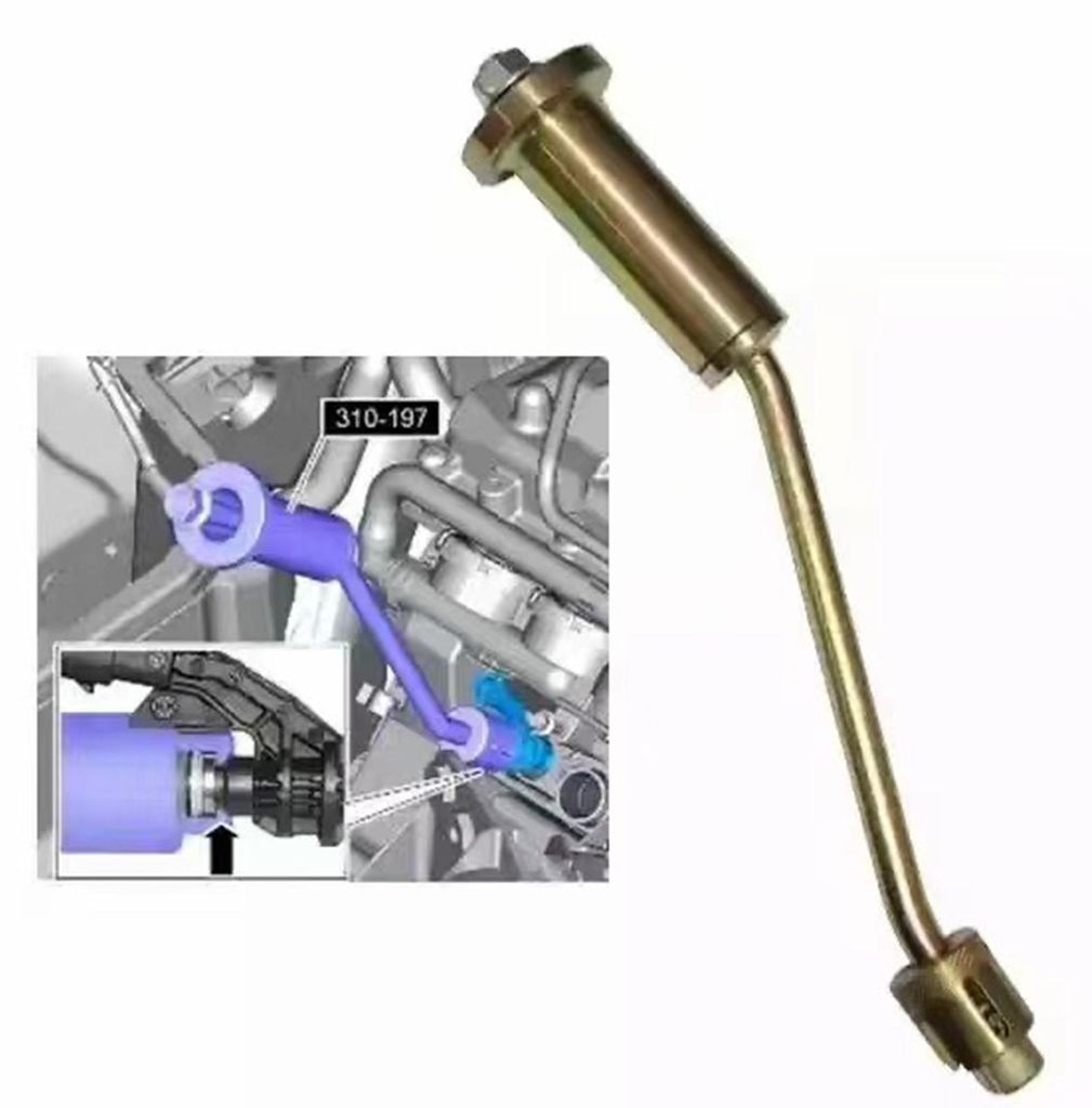 Einspritzdüsen-Entferner-Werkzeug 310-197 Goldschwarzer Abzieher für die Autoreparatur