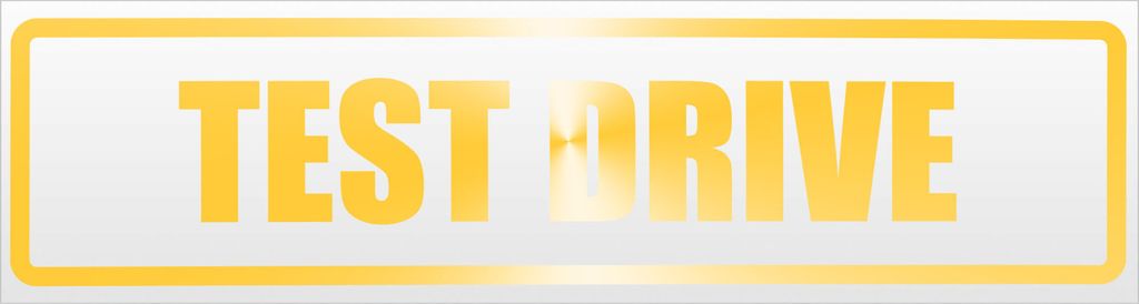 Kiwistar Test Drive Magnetschild Schild magnetisch - 60cm Gelb - reflektierend - Magnetfolie für Auto PKW Kfz