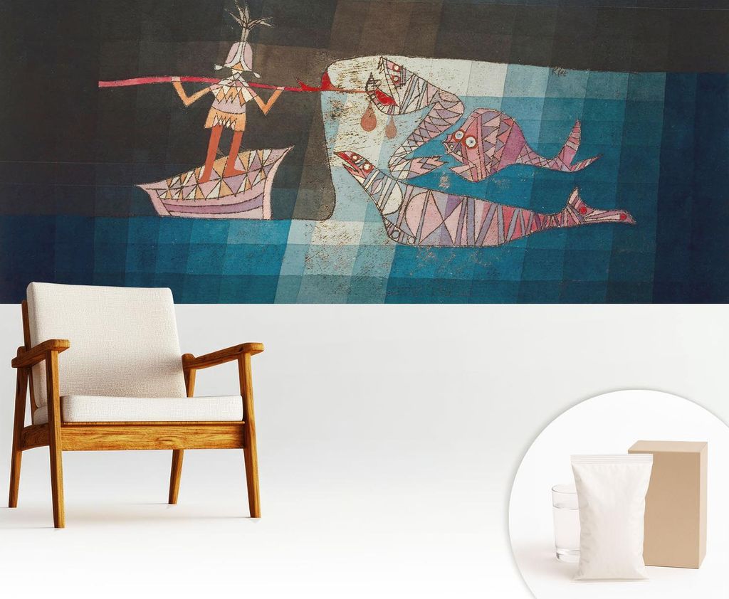 Fototapete - 250x104 cm - Tapete - Wandtapete - Wandbilder - Dekofolie - Tapete Folie - Wand - Dekoration - Wohnzimmer - Fischerjäger