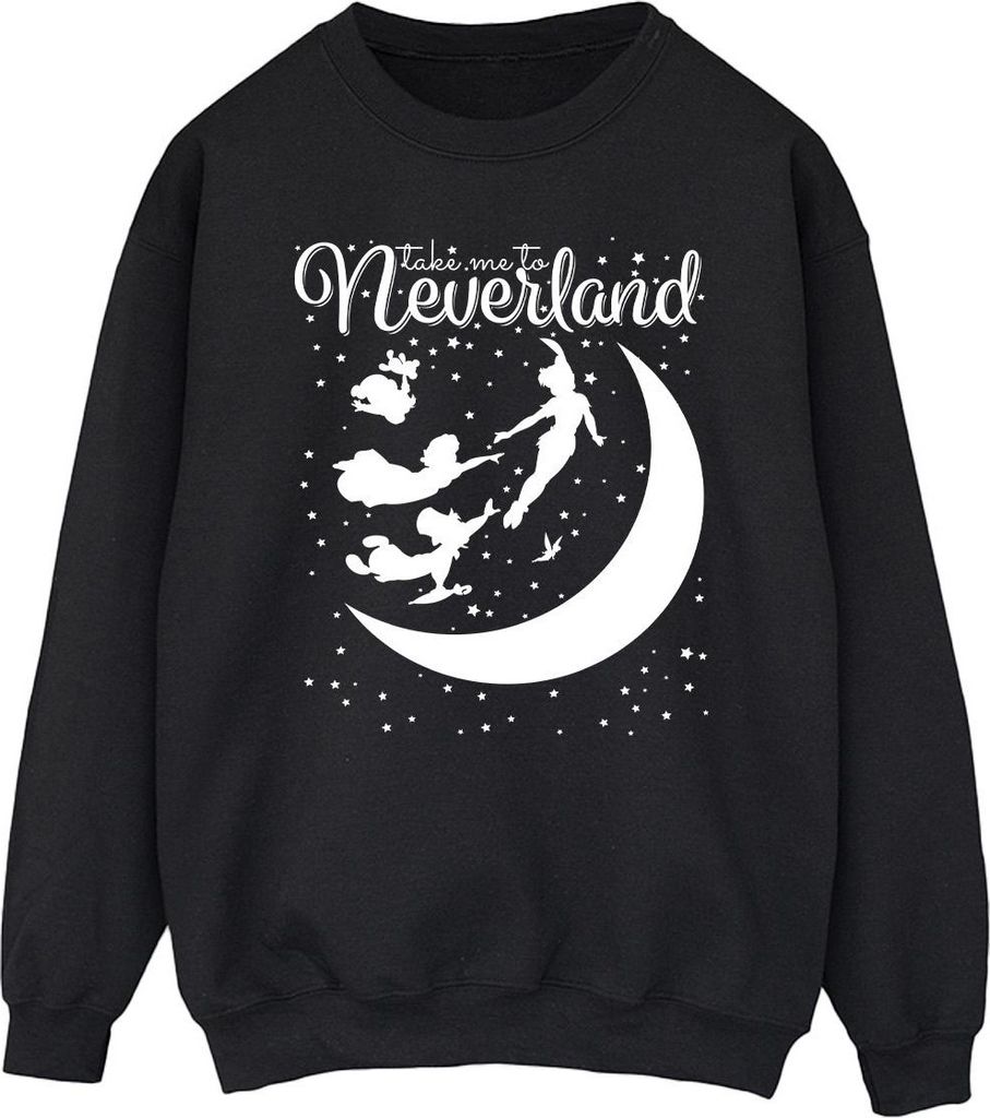 Disney - "Take Me To Neverland" Sweatshirt für Herren BI43286 (M) (Schwarz)