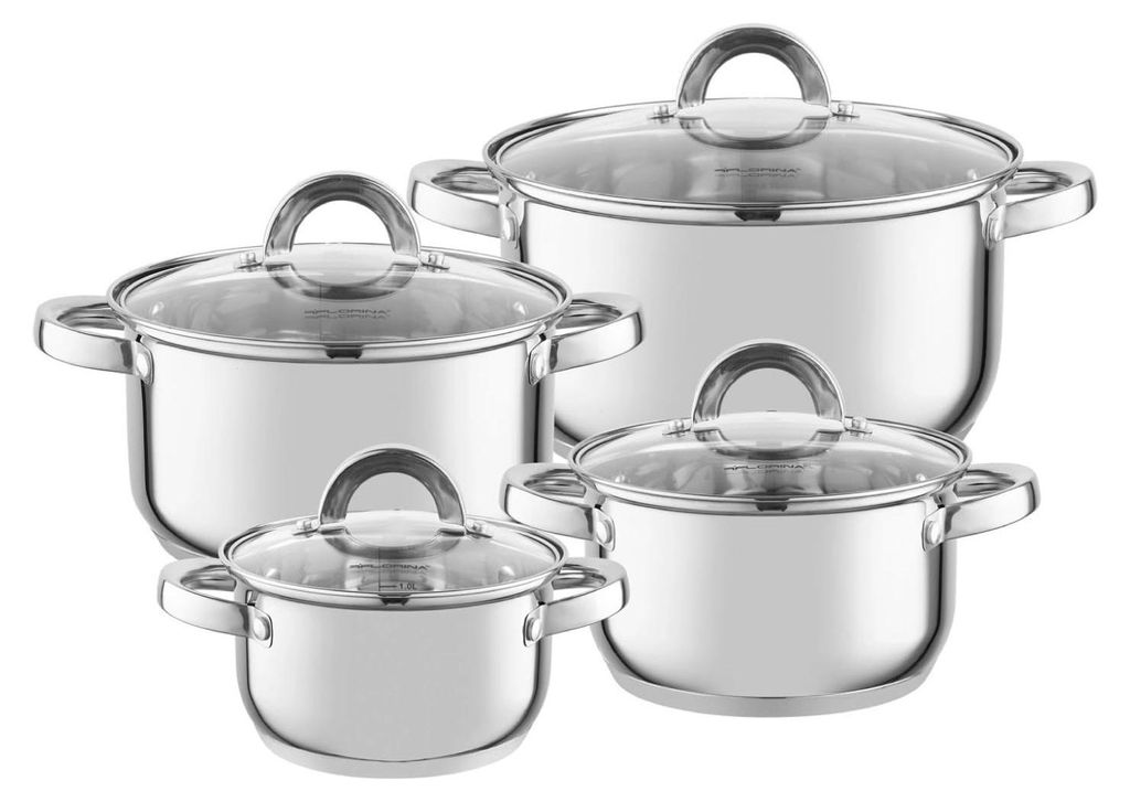 FLORINA Kochtopf Set CLAUDE I 8-teiliges Topfset aus Produktbild 