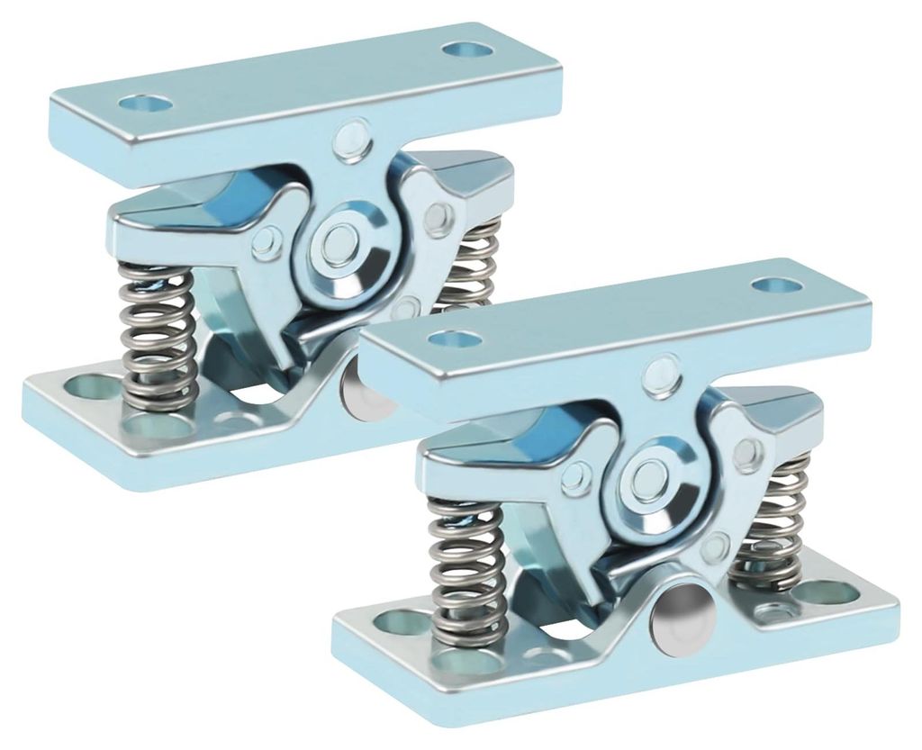 2-teiliger Türstopper aus Zinklegierung, robuster Türhalter mit Edelstahlfeder, Türstopper für Wohnmobile, Wohnwagen, Boote, Gärten und Garagen.