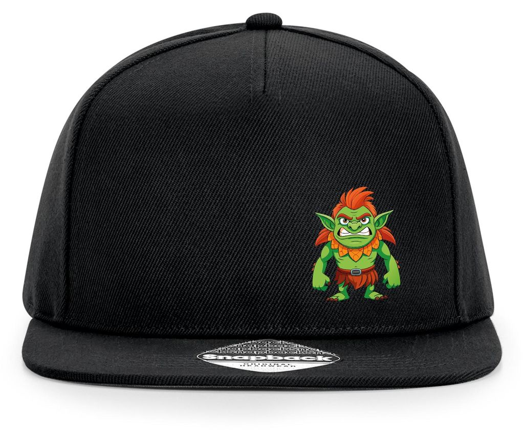 Huuraa Cappy Mütze Troll Fabelwesen Black Polyester Snapback Kappe Geschenkidee