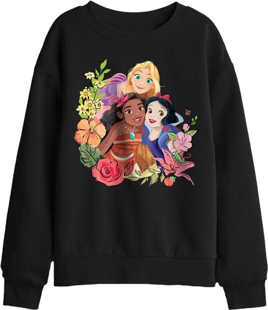 Disney Princess - Sweatshirt für Kinder TV29366 (116) (Schwarz)