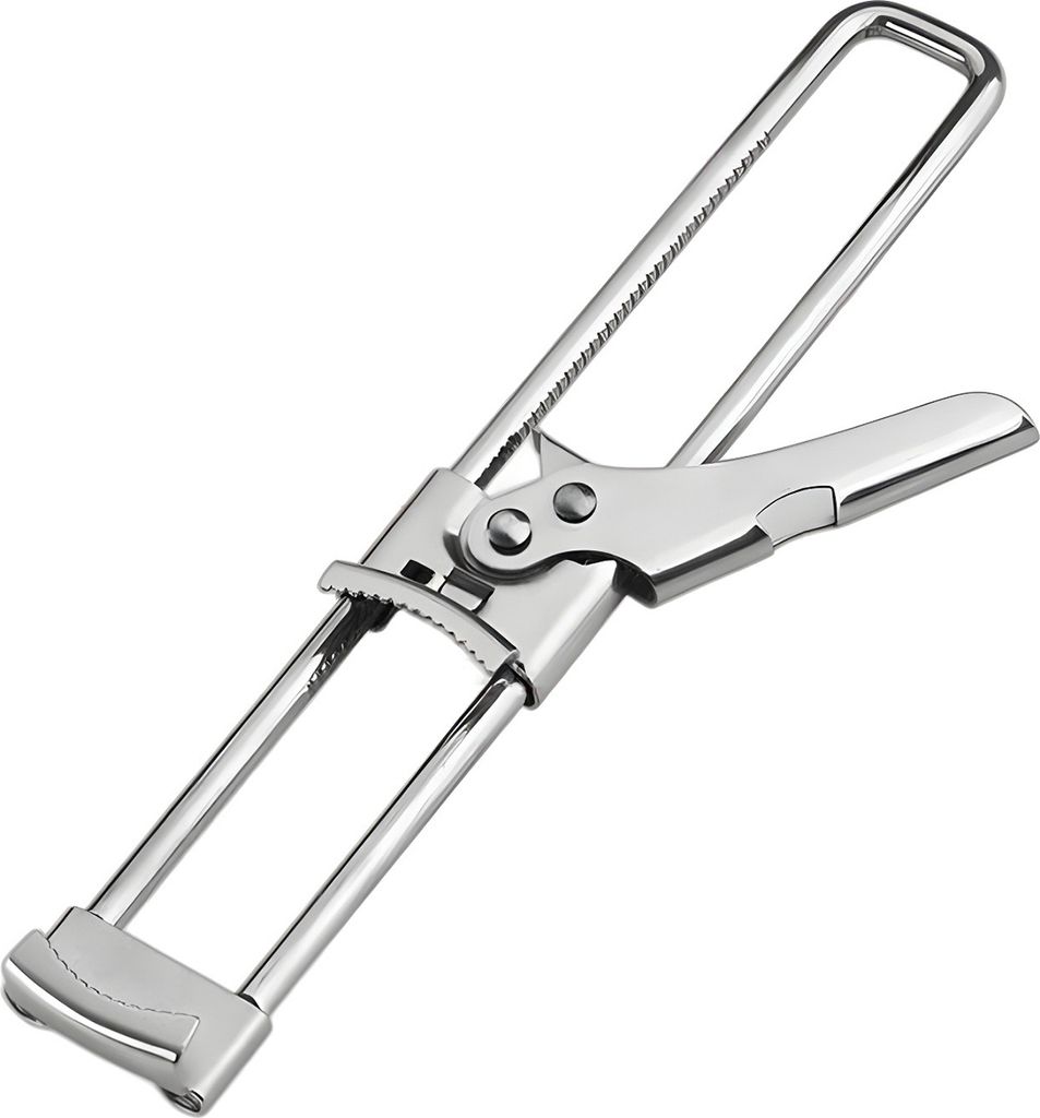 Dosenöffner, verstellbar, Edelstahl, Flaschenöffner, Glasdeckel-Greifer, manueller Korkenzieher mit Anti-Rutsch-Pads, bequemer Griff, Küchenwerk...