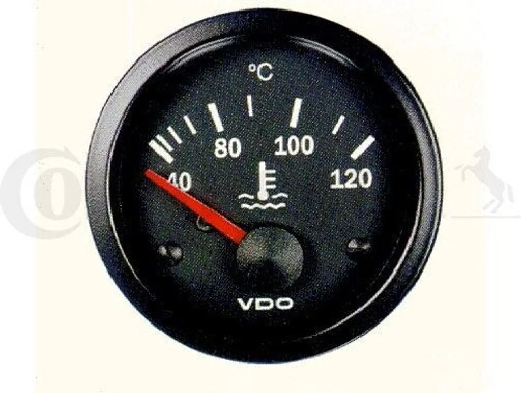VDO 310-010-012K Indicateur Température Liquide Refroidissement 52mm