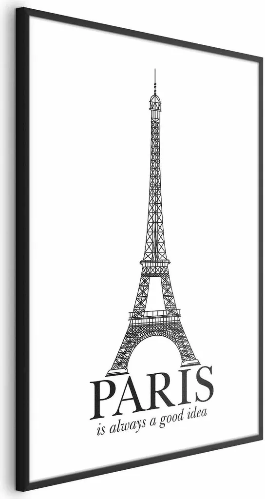 Poster Parigi Incorniciato 40x60 cm - Foto d'Autore Cornice Nera