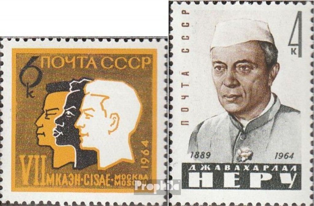 Briefmarken Sowjetunion 1964 Mi 2940,2941 (kompl.Ausg.) postfrisch Kongreß der Anthropologen