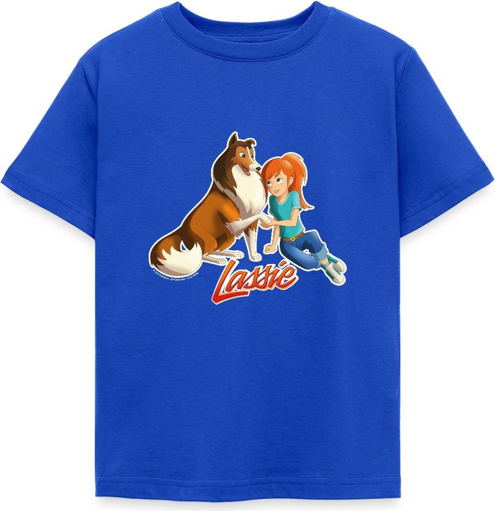 Spreadshirt Lassie Zusammen Mit Zoé Kinder T-Shirt, 110/116 (5-6 Jahre), Royalblau