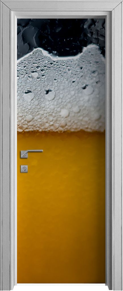 Tür Selbstklebende 70x210 cm Türfolie Türtapete Klebefolie - Craft Bier Blasen