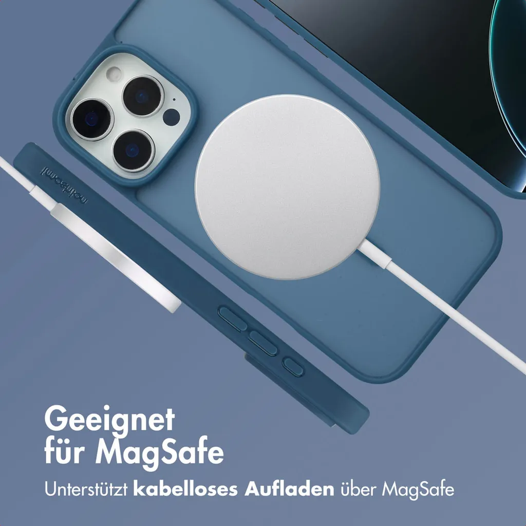 imoshion Color Guard Back Cover con MagSafe iPhone 16 Pro - Blu scuro - 2