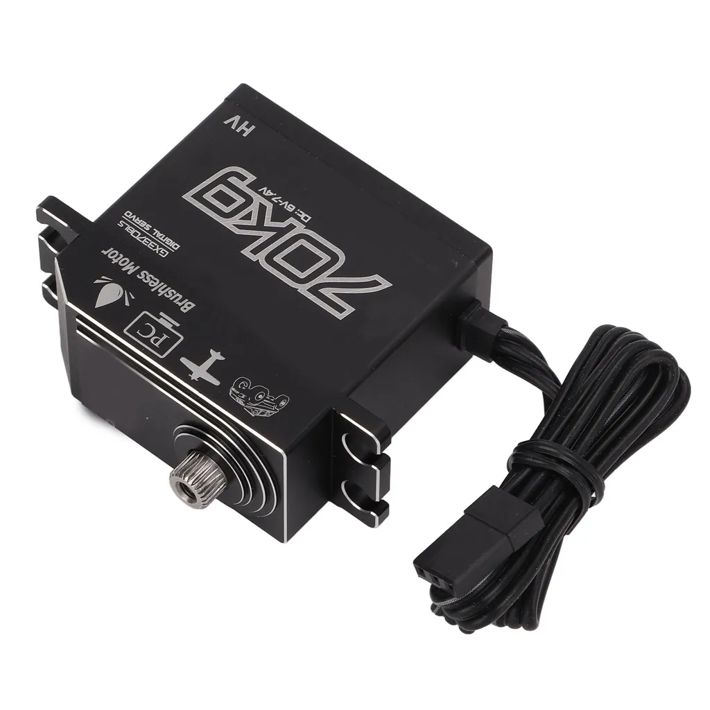Servo moteur 70KG avec pignons inox et protection étanche IP67 25T