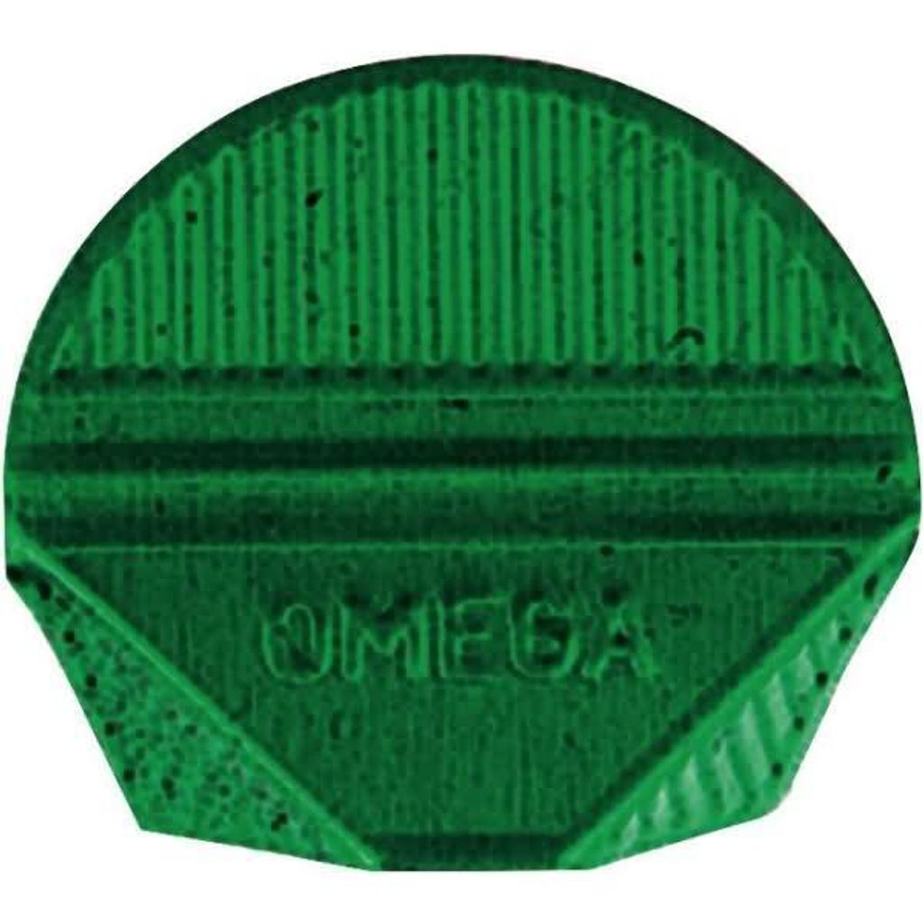 Eckenklammern, Aluminium, lackiert, Dunkelgrün, Dose à 100 Stück