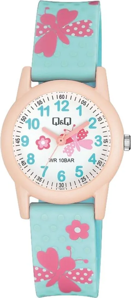 Orologio Bambina Q&Q Waterproof 10 Bar: Silicone e Vetro Rinforzato
