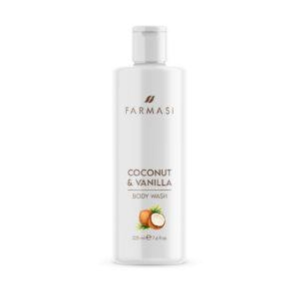 KBruShop Farmasi Coconut & Vanilla Duschgel 225 ml – Sinnliche Pflege für Ihre Haut