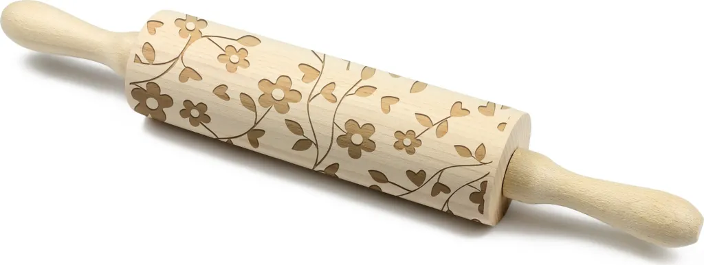 Cherry Blossom - Mattarello inciso per gli amanti della pasticceria, marchio Art-Dog