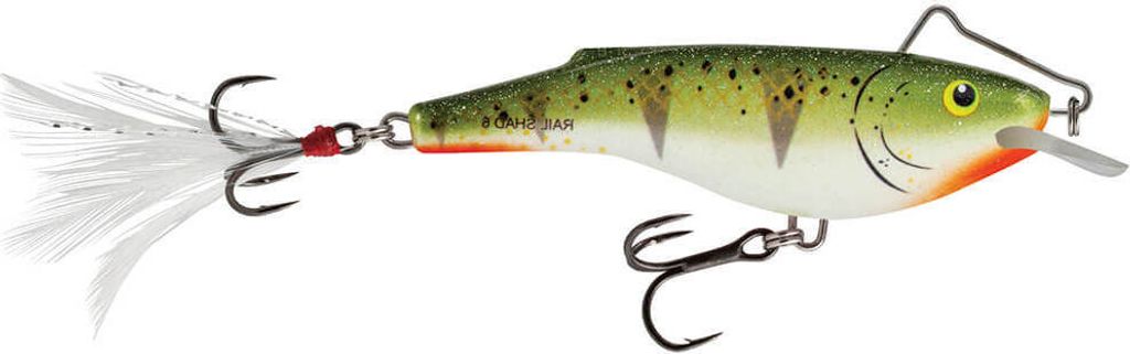 Salmo Rail Shad 6cm 14g sinkend - Vertikalköder, Salmo Farben:Ice Perch