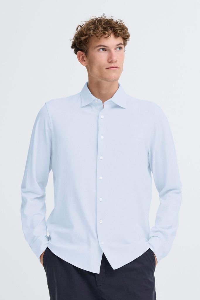 Casual Friday CFFRIS Herren Hemd Langarmhemd Freizeithemd Baumwollmischung Regular Fit