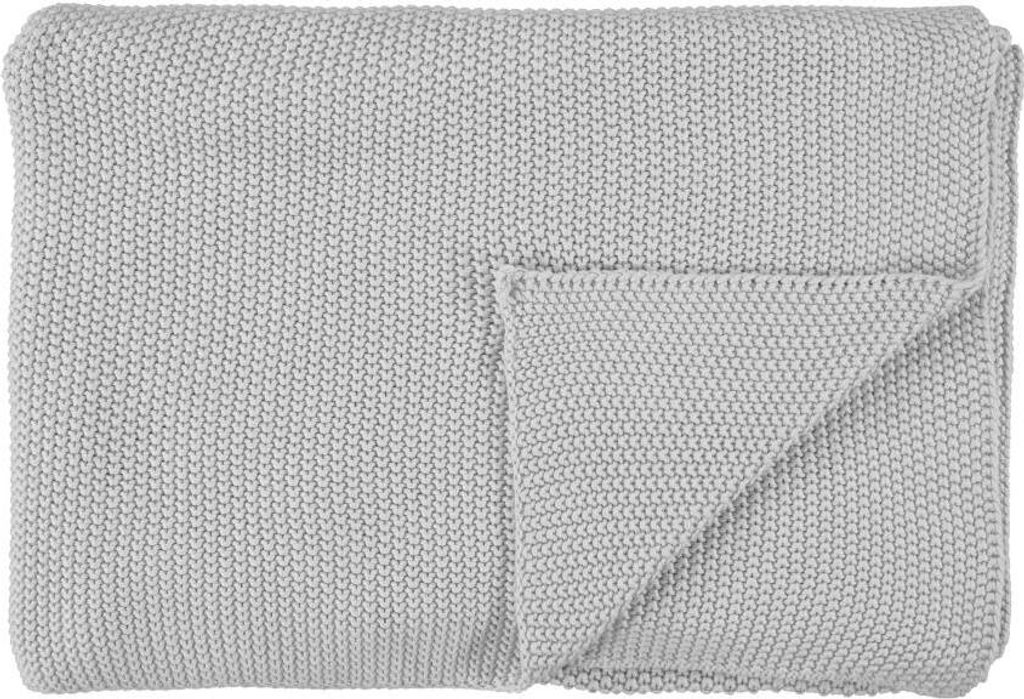 Marc O`Polo Tagesdecke Nordic knit 130 x 170 cm Farbe Silver