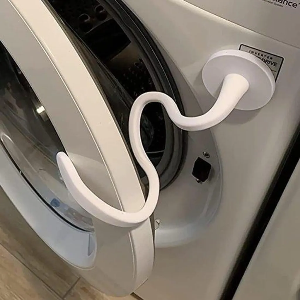 Support universel flexible pour porte de lave-linge blanc - Aimant puissant