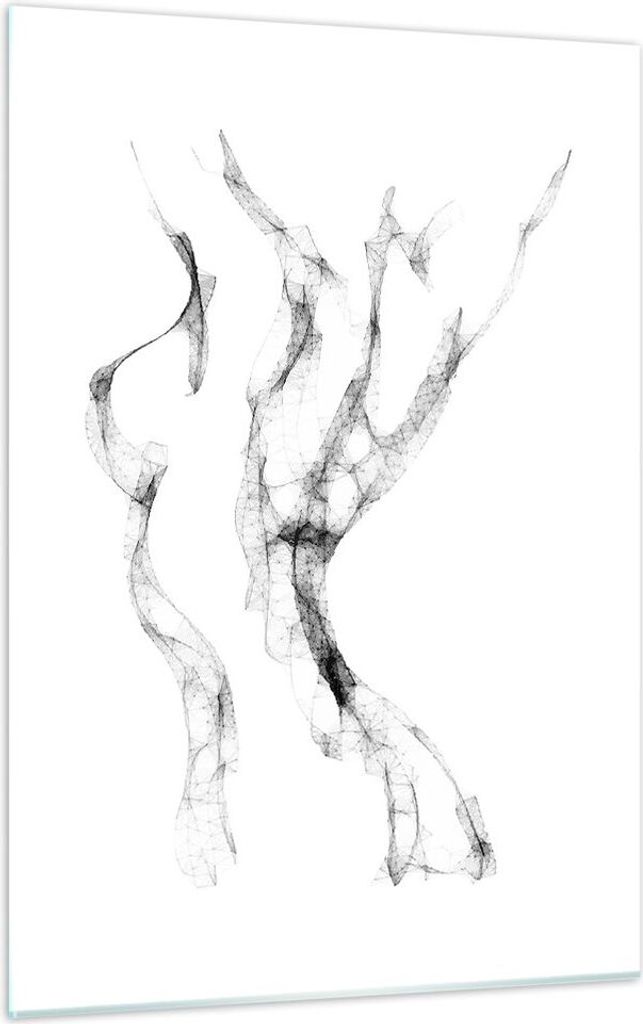 Bilder auf glas - Einteilig - Frau Körper Nacktheit - 50x70cm - Glasbilder - Wandbilder - Bilder - zum Aufhängen bereit - Wanddekoration aus Glas...