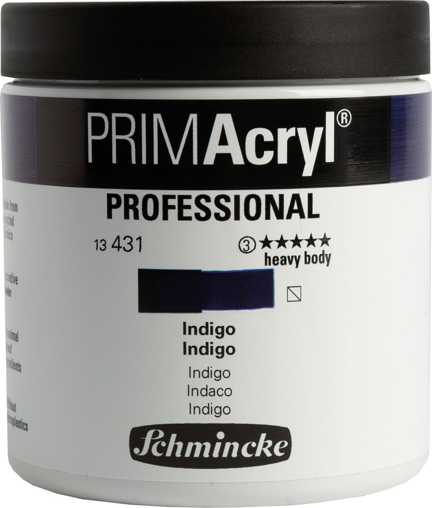 PRIMAcryl - Indigo - 237ml Feinste Künstler Acrylfarbe Schmincke 13 431 053