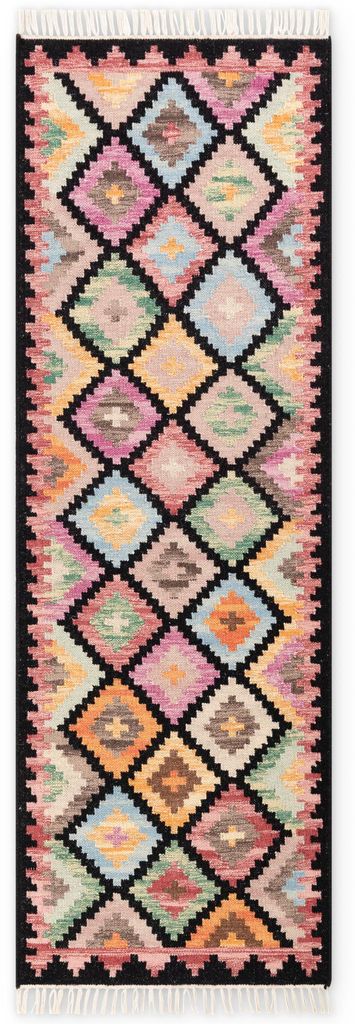 Hanse Home Kelim Teppich Zara, Handgewebt, Wolle, Produktbild 