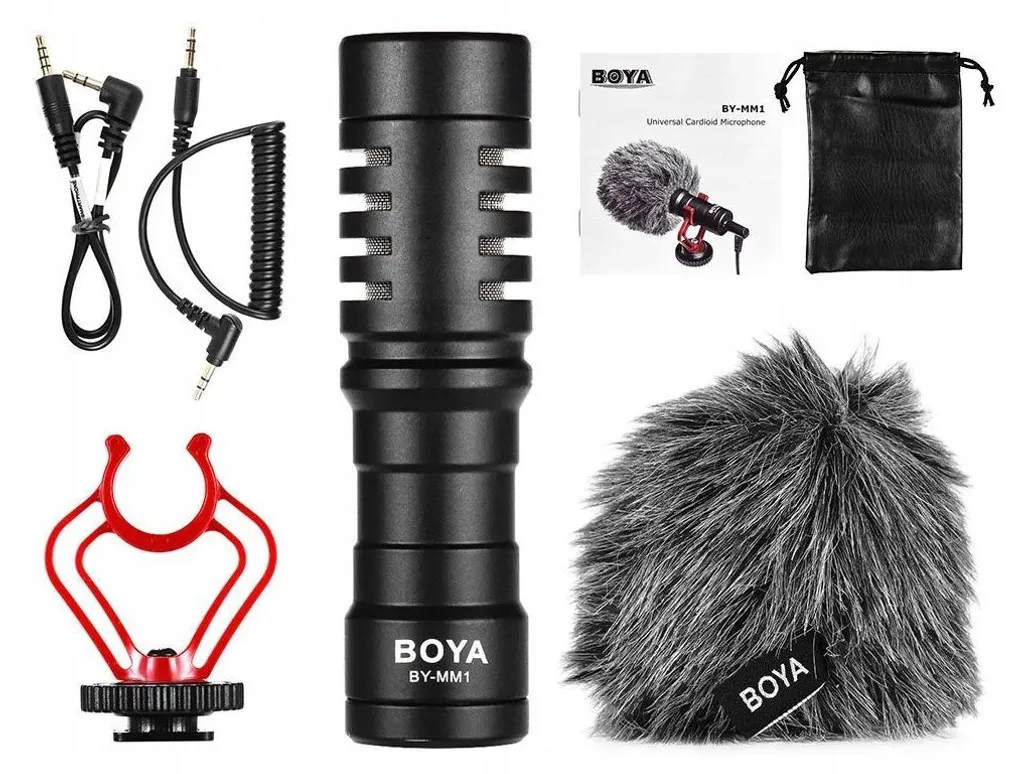 Microphone Cardioïde Externe BY-MM1 BOYA pour Caméra et Téléphone Mobile - 30