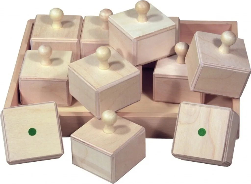 Beleduc Sound Box : Jeu d'éveil sonore en bois pour l'écoute sensorielle