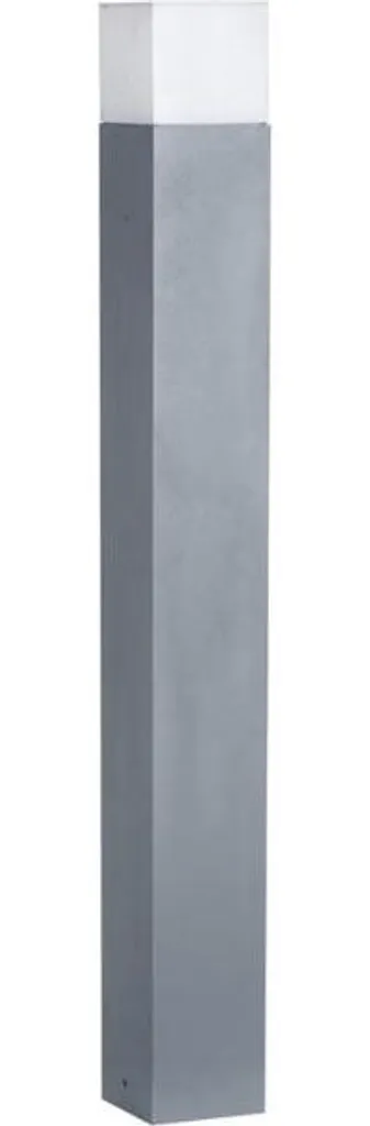 Borne Extérieure Anti-Corrosion 80cm Grise E27 pour Zones de Passage