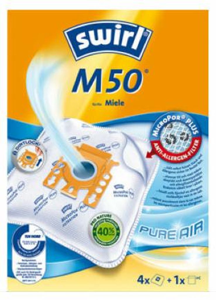 Swirl M50 4 sacchi microfibra aspirapolvere Miele Serie S Immagine del prodotto 