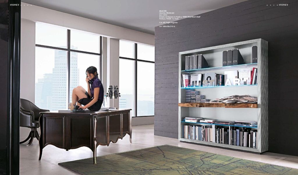 Bücherregal Holzregal Freistehendes Büroregal Elegantes braunes Bücherregal Neu