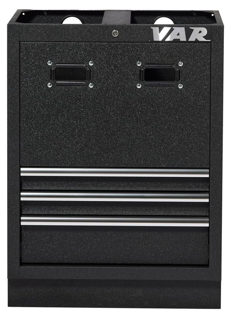 VAR Unterschrank Schlauchaufroller MO-52614 680 x 458 x 910 Black Edition - m...
