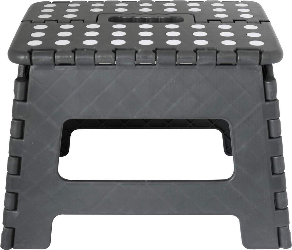 Kynast Tritt-Hocker 29 x 22 x 22 cm grau klappbar mit Griff Produktbild 1