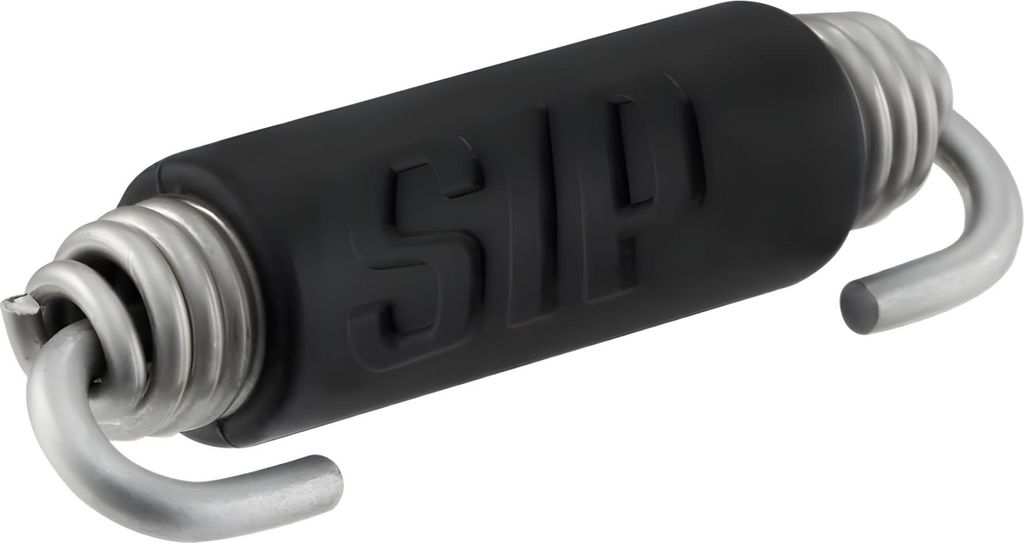 Feder Auspuff SIP Performance 80mm Edelstahl, Gummi ummantelt