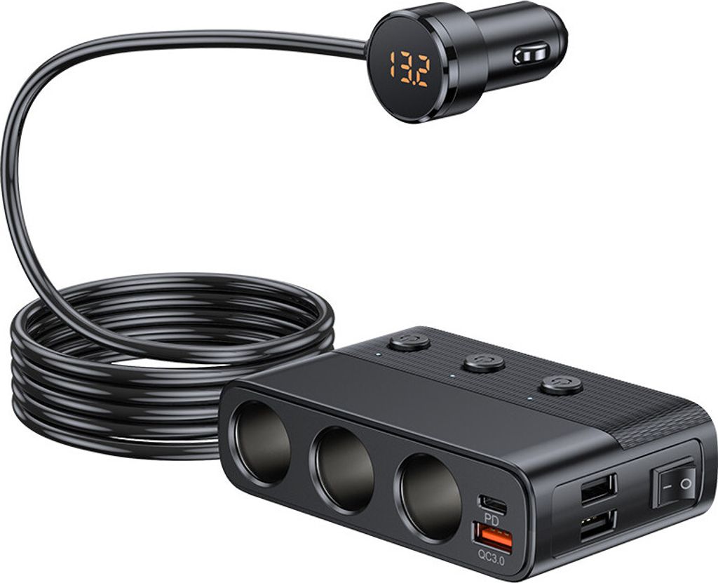 Omegon Power Hub C28 3x 12V + 4x USB