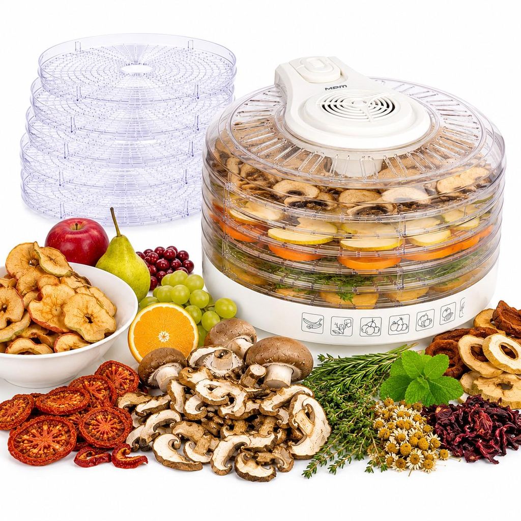 MPM MSG-02 Voedseldehydrator, wit, 400 W Productafbeelding 