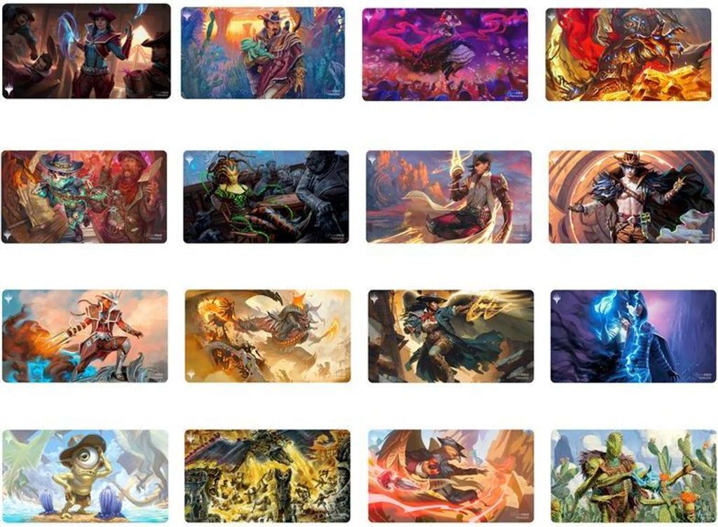 MTG Spielmatte - Ultra Pro - Outlaws of Thunder Junction, Version:Version 4