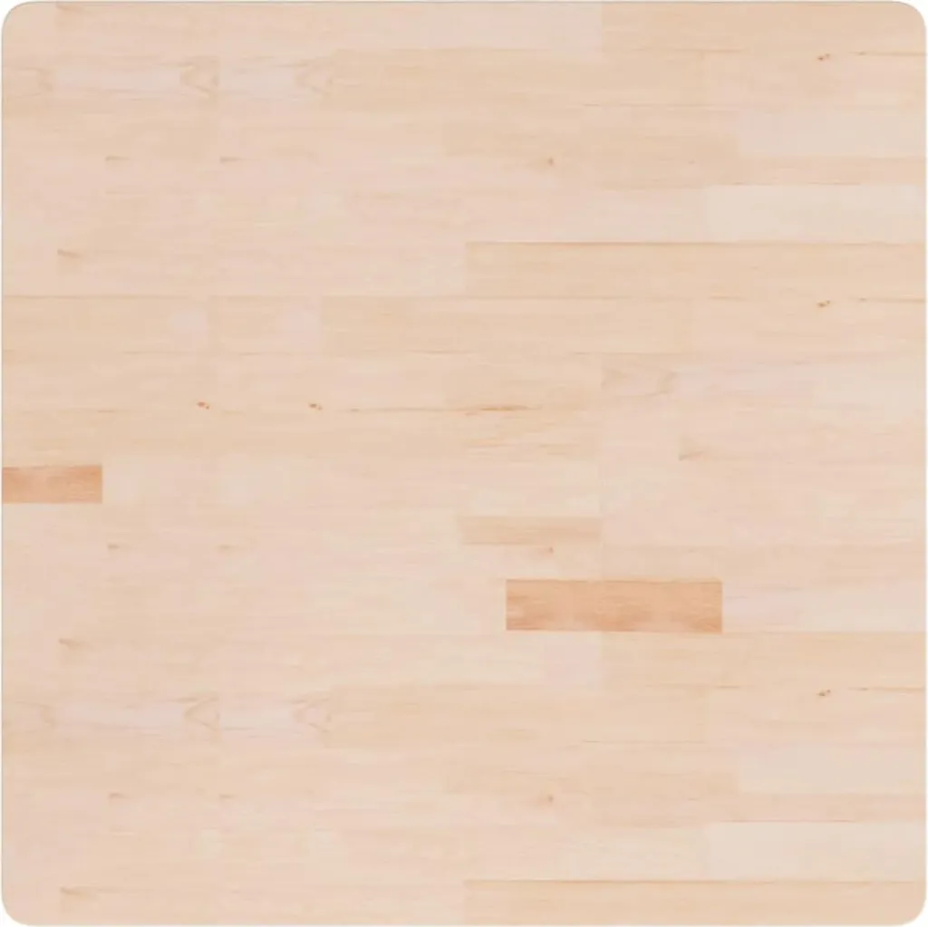 vidaXL Piano da tavolo quadrato 90x90x1,5 cm in legno di quercia non trattato