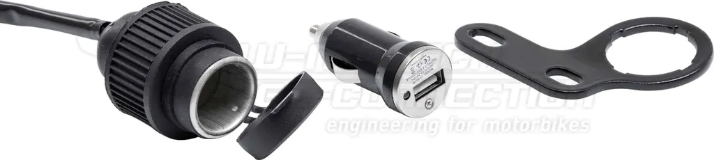 Kit électrique SW-Motech étanche avec passe-câble pour sacoches