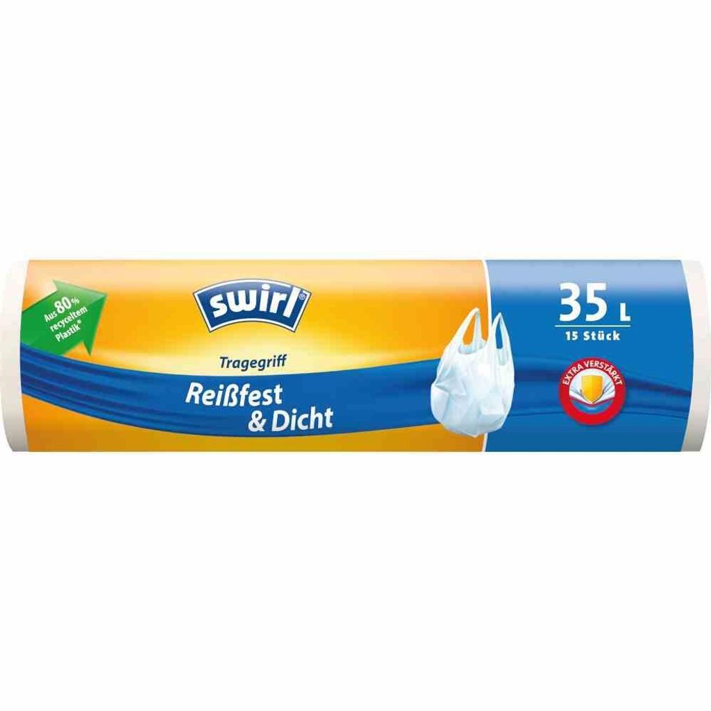 SWIRL Müllbeutel 35 Liter mit Tragegriff
