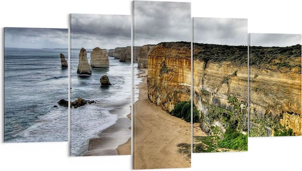 Bild auf Leinwand - Leinwandbild - Strand Ozean Landschaft Produktbild 