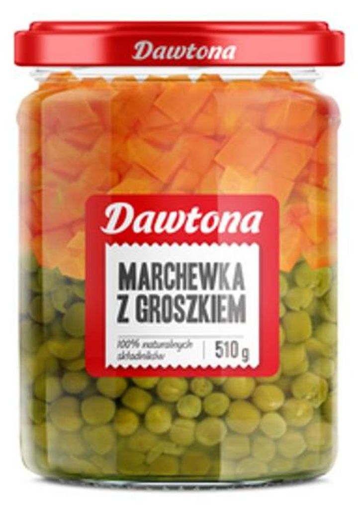 Marchewka z groszkiem 510g Dawtona Zdjęcie produktu 